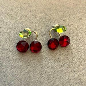 Swarovski Cherry 🍒 earrings